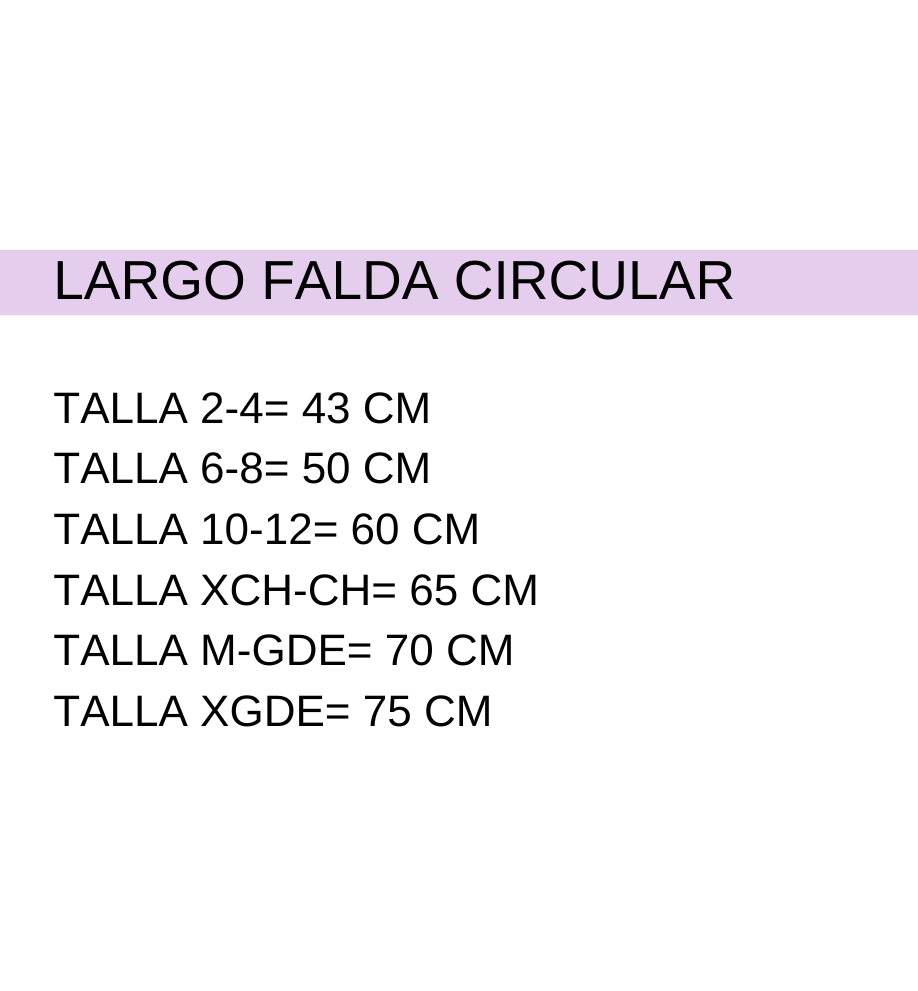 Falda circular